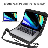 Étui de rangement personnalisé OEM/ODM en EVA pour ordinateur portable et tablette, compatible MacBook 9,7-13 pouces et iPad Pro M4, avec service de gaufrage du logo de marque et de doublure personnalisée