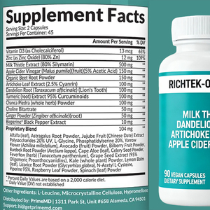 Cápsulas de suplemento de limpieza de hígado para adultos OEM/ODM, cápsulas de extracto de raíz de diente de león y alcachofa de cardo mariano para la salud del hígado - Product Image 2