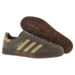 Zapatos Adidas Gazelle para Hombre, Color Marrón Cargo, Dorado y Beige, Estilo Baloncesto Indoor - Product Image 4