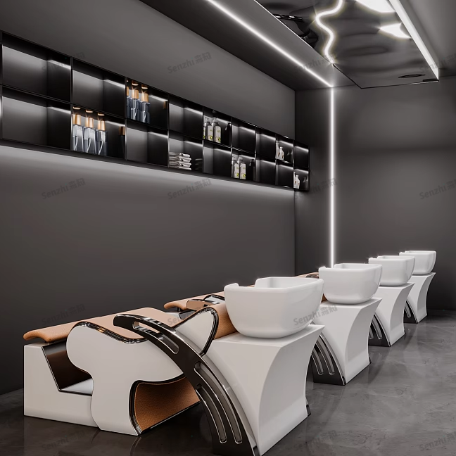 Modern Luxury Stainless Steel Head Spa