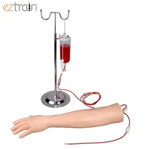 Venipuncuture IV modello di braccio per iniezione flebotomia pratica IV Kit di pratica per infusione per studenti infermieristici