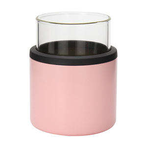 Stainless Steel Tumbler Double Wall <b>Insulated</b> Coffee Cup Portable Travel <b>Mug</b> With Lid 350Ml Green Pink Color Options - Product Image 2
