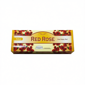 Red Rose Incense Sticks Dual Display Pack 6 Units Tulasi Fragrance - Product Image 2