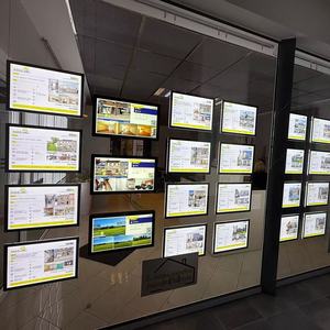 Letrero Publicitario LED Rectangular <span class=keywords><strong>de</strong></span> Acrílico para Agentes Inmobiliarios LS M3, Marco con Panel Intercambiable, Exhibición para Ventanas, Promoción para Bares - Product Image 6