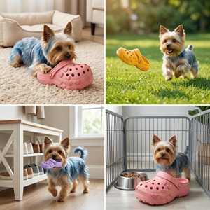 Nouvelles pantoufles personnalisées très vendues, jouet en caoutchouc durable pour chiot, jouets à mâcher indestructibles pour chiens agressifs - Product Image 6