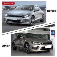 Kit de Conversión de Carrocería Estilo R para Volkswagen VW Scirocco 2015, Piezas de Automóvil para Reestilización de Scirocco R Look