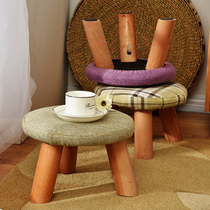 Sgabello decorativo a forma di fungo baby sit, <span class=keywords><strong>sgabelli</strong></span> <span class=keywords><strong>in</strong></span> <span class=keywords><strong>legno</strong></span> a 3 <span class=keywords><strong>gambe</strong></span> <span class=keywords><strong>per</strong></span> bambini