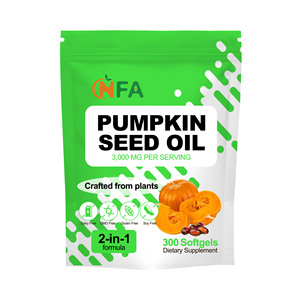 OEM ODM Pumpkin Seed Oil Softgel with Calories Protein Dietary Fiber Boosts Immune Sysyem Protects Digestive Health - Product Image 1