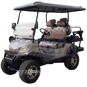 Nouveau produit : Voiturette de golf électrique solaire à quatre roues, véhicule de réception pour parcs d'attractions, véhicule de plage, voiturette de golf électrique, club de golf - Product Image 3
