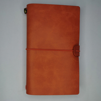 Carnet de voyage écologique à couverture souple rechargeable, couleur bronzée, impression personnalisée, agenda en cuir, carnet de marque