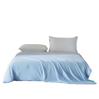 Couette d'été rafraîchissante en fibre de polyester lavable, très vendue en 2026, pour la climatisation, usage domestique et hôtelier, fine