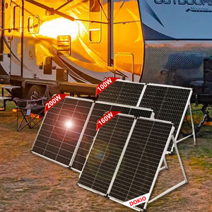 Dokio 100W (2Pcs x 50W) מתקפל שמש פנל סין pannello solare usb בקר סוללה סולארית/מודול/מערכת מטען - Product Image 5