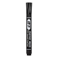 Marqueur permanent à séchage rapide en plastique, rouge, bleu, noir, étanche, pour la logistique, 15 cm, lot de 10, en boîte, à base d'huile, pointe large, vente en gros