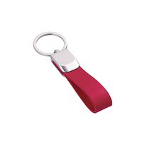 Bijoux fantaisie Simple cuir métal porte-clés hommes femmes accessoires cadeaux porte-clés porte-clés cuir