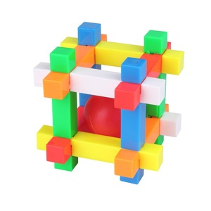 Yuxin Kongming Lock Cage Puzzle Six Color Mixed Educational Toy For 8 To 13 Years Old Cognitive Development <b>Magic</b> <b>Cube</b> - Product Image 4