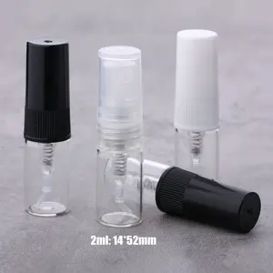 HEBEI WOGU Mini Test cep parfüm atomizer 2ml boş ince sis sprey cam parfüm şişesi