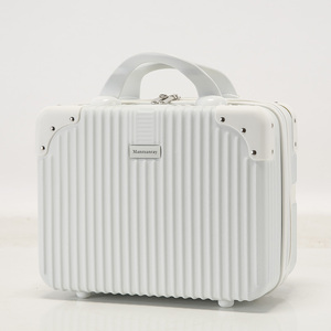 Fábrica barata 14 pulgadas Valise OEM diseño ABS portátil Mini viaje estuche cosmético <span class=keywords><strong>pequeña</strong></span> <span class=keywords><strong>caja</strong></span> <span class=keywords><strong>de</strong></span> <span class=keywords><strong>maquillaje</strong></span> para equipo <span class=keywords><strong>de</strong></span> Camping - Product Image 1