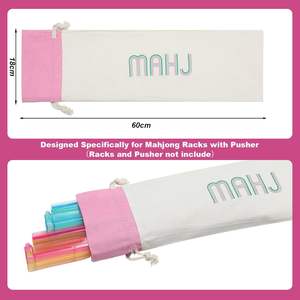 크로스보더 마작 수납 세트, 대용량 휴대용 토트백, 휴대용 화장실 가방, 마작 정리 가방 - Product Image 5