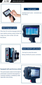 Mini stampante a getto d'inchiostro portatile Tij portatile macchina di codifica per la data di scadenza dell'etichetta di plastica lotto numero di codifica caratteristiche - Product Image 5