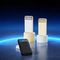 Batteries externes portables 10000 mAh, chargeur de grande capacité avec écran LED, Powerbank