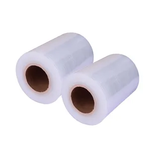 50cm Clear Strech Plastic PE Packaging Film Roll Pallet Wrapping Machine Lldpe Hand Packing Pallet Wrap Stretch Film