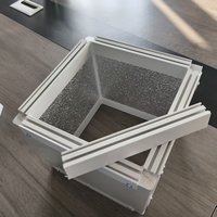 Flange de conduit d'air carrée et rectangulaire en PVC, acier inoxydable et feuille d'aluminium pour salle de sport et escalier - Anti-fuite et lisse