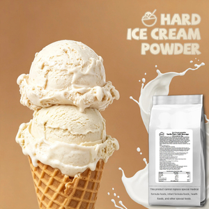 Polvere per Gelato Halal al Gusto di Latte 1kg, Miscela Cremosa per Gelato Duro, per Gelaterie e Negozi di Dolci - Product Image 1