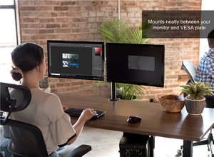 Bras en acier Support Titulaire adapté pour <span class=keywords><strong>Intel</strong></span> NUC, Dos de VESA de Moniteur En Métal Plaque D'extension - Product Image 4