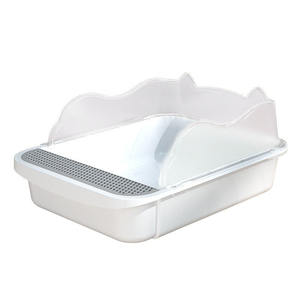 Litière <span class=keywords><strong>pour</strong></span> chat extra large en gros, nouvelle, épaissie, semi-fermée, anti-éclaboussures, toilette <span class=keywords><strong>pour</strong></span> <span class=keywords><strong>chaton</strong></span>, fournitures <span class=keywords><strong>pour</strong></span> chat <span class=keywords><strong>pas</strong></span> chères - Product Image 6