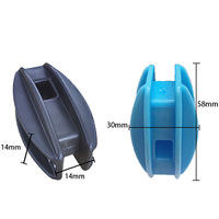 Isolateur électronique de clôture à impulsion pour tube carré, accessoires de pointe de fin de ligne, alarme périmétrique pour réseau électrique haute tension, 6 pieds