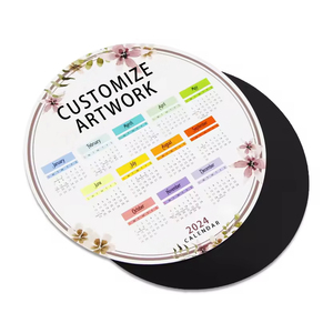 Promotional Customised Real Estate Calendar Magnets Refrigerator Realtor Advertising 2026 Magnetic Calender for Fridge