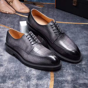 Zapatos Formales de Hombre de Cuero Genuino Británico de Alta Calidad, Diseño de Lujo para Negocios, con Cierre de Cordones, Hechos a Mano - Product Image 2