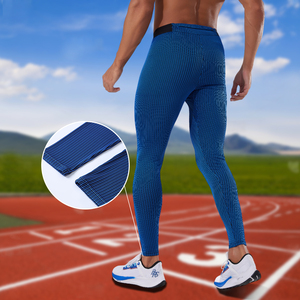 Pantalones deportivos transpirables de secado rápido de cintura alta al por mayor, <span class=keywords><strong>mallas</strong></span> para correr para <span class=keywords><strong>hombre</strong></span> y mujer para entrenamiento en pista al aire libre - Product Image 5