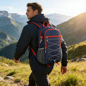 Sac à dos de voyage léger et pliable avec logo personnalisé, unisexe, imperméable, pour la randonnée et les activités d'escalade - Product Image 1