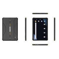 Tablette robuste T1 Max IP68 étanche Android 14 pour l'extérieur, 10/12 pouces, avec emplacement pour carte SIM, NFC, 4G et GPS