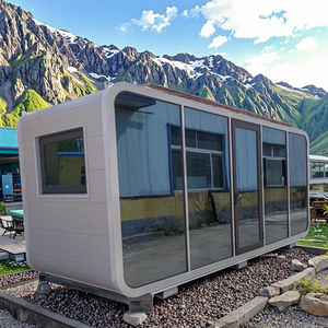 Casa contenedor de cobertizo de manzana ligera con certificación CE | A prueba de lluvia y Sol | Construcción de exportación Vivienda temporal - Product Image 4