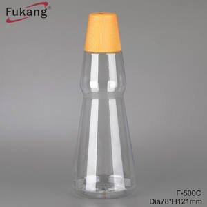 ขายส่งที่ว่างเปล่าซอสมะเขือเทศเนยถั่วลิสงขวดภาชนะบรรจุพลาสติกร้อนซอสมะเขือเทศขวดซอสพริก - Product Image 4