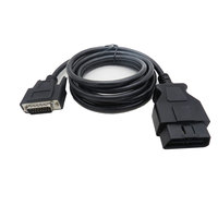Connecteur de série D-sub à surmoulage 9 15 25 37 broches Db Femelle vers Mâle Câble