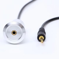 ELEWIND Connecteur USB Prise Audio 3.5mm Montage sur panneau (Câble de 150cm)