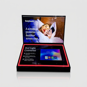 จอแสดงผล LCD อะคริลิคสำหรับอุปกรณ์เสริมโทรศัพท์มือถือ พร้อมขาตั้งโชว์สินค้าดิจิทัล และระบบโฆษณาด้วยวิดีโอสำหรับร้านค้าปลีก - Product Image 1