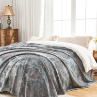 Couverture en flanelle jacquard tricotée motif épi de blé de haute qualité, populaire pour la vente en gros, pour lit