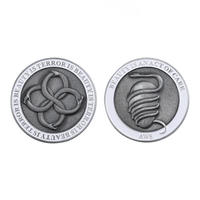 Pièces en argent personnalisées en métal plaqué argent de qualité chinoise