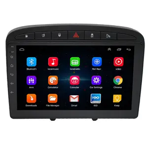 4 Core WIFI Smart Car Audio Multi-language Automotive Gps Navigation Devices For Peugeot 408 2010~2013 Android Navigator For Car