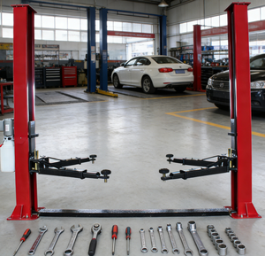 Pont élévateur hydraulique 2 colonnes pour voiture, verrouillage électrique, bras en 2 parties, 4000 kg – Indispensable pour <span class=keywords><strong>garage</strong></span> : Élévateur haute capacité pour réparation de pneus et freins - Product Image 6