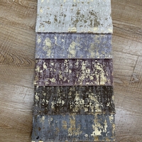 Tissus en velours imprimés à l'or brillant en polyester sur mesure Wejoy pour la décoration de meubles