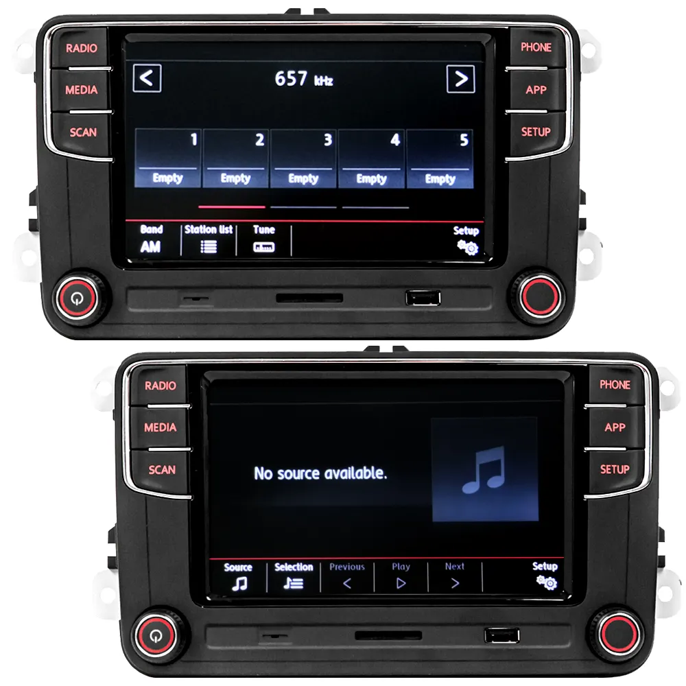 RCD360 Pro CarPlayAndroidオートミラーリンクカーDVDプレーヤーカーラジオVWゴルフ56ジェッタMK5 MK6ティグアンCCポロパサート