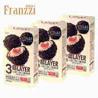 Biscuits Franz en gros : Boules de crème au lait et pulpe éclatante 100g, saveurs variées, biscuits exotiques sucrés
