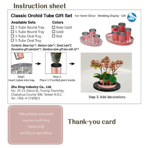 Classic Orchid Tube Gift Set Decorative Floral Gift Box For Retailers Event <b>Planners</b> And Festive Gifting Occasions - Product Image 3