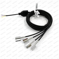 Sensor de Tubería DS18B20 con Conector Tipo-C, Cable Flexible de 5 Metros, Abrazaderas Manuales para Tuberías Grandes de 25 mm