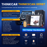 Escáner Bluetooth OBD2 THINKCAR THINKSCAN 689BT, Herramienta de Diagnóstico Completo del Sistema con Soporte DoIP CAN FD para Vehículos Europeos y Asiáticos